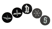 Cold War Textile Badges 
